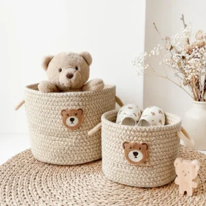 Woven Textured Storage Baskets