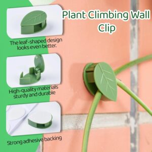 30/60/100PCS Plant Climbing Wall Fixture Clips,Invisible Wall Plant Vines Fixing Clips,Self-Adhesive Vine Support Holder for Climbing Plants.