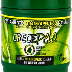 Natural Phytotherapeutic Hair Growth Treatment Jar, Deep Conditioning & Repair for Stronger, Healthier Hair - Moisturizing & Nourishing Formula with 100% Natural Extracts - No Colorants - 8.5 oz